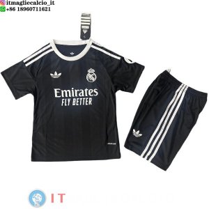 Maglia Bambino Real Madrid Portiere 2025/2026 Nero