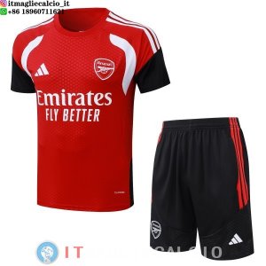 Formazione Set Completo Maglia Arsenal 2026/2027 Rosso Bianco Nero