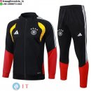 Giacca Full Zip e Pantaloni Allenamento Germania 2026 Nero Rosso Giallo