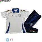 POLO Maglia Set Completo Italia 2024 Bianco Blu
