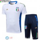 Formazione Set Completo Maglia Italia 2024 Bianco Blu Navy