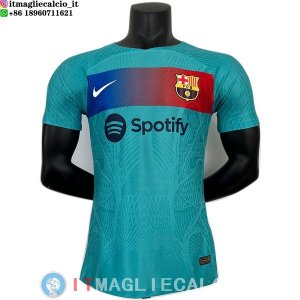 Thailandia Maglia Giocatori Barcellona Speciale 2023/2024 Blu Verde