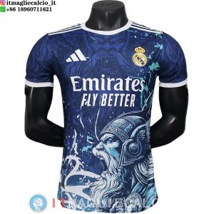Thailandia Maglia Real Madrid Speciale Giocatori 2025/2026 Blu Bianco