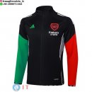 Giacca Lunga Zip Arsenal 25-26 Nero Verde Rosso