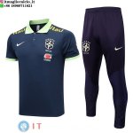 POLO Maglia Set Completo Brasile 2023/2024 Blu Navy I Verde POLO Maglia Set Completo Brasile 2023/2024 Blu Navy I Verde
