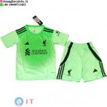 Maglia Bambino liverpool Portiere 2025/2026 I Verde