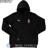 Giacca Felpa Cappuccio AC Milan 25-26 Nero