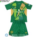 Maglia Set Completo Uomo Manchester United Portiere 2024/2025 Verde Maglia Set Completo Uomo Manchester United Portiere 2024/2025 Verde