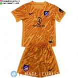 Maglia Set Completo Uomo Atletico Madrid Portiere 2024/2025 Arancione
