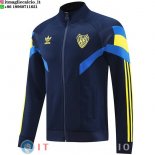 Giacca Lunga Zip Boca Juniors 24-25 Blu Giallo