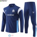 Felpa Da Allenamento Bambino Set Completo Marseille 23-24 Blu I Bianco