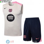 Senza Maniche Set Completo Maglia Barcellona 2025/2026 Giallo Rosa Senza Maniche Set Completo Maglia Barcellona 2025/2026 Giallo Rosa