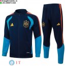 Giacca Full Zip e Pantaloni Allenamento Spagna 2026 Blu Navy
