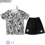 Maglia Inghilterra Set Completo Uomo Speciale 2026 Grigio Bianco Maglia Inghilterra Set Completo Uomo Speciale 2026 Grigio Bianco