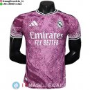 Thailandia Maglia Real Madrid Speciale Giocatori 2025/2026 Purpureo Rosa Bianco