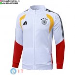 Giacca Full Zip Allenamento Germania 2026 Bianco Rosso Giallo