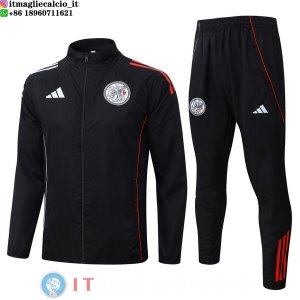 Giacca a Vento e Pantaloni Ajax 2025/2026 Nero