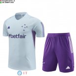 Formazione Bambino Set Completo Maglia Cruzeiro 2023/2024 Grigio Purpureo