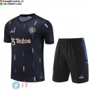 Formazione Set Completo Maglia Manchester United 2022/2023 Blu Nero