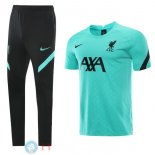 Formazione Maglia Set Completo Liverpool 2021/2022 Verde Nero