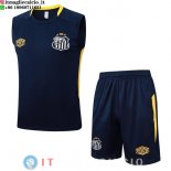 Senza Maniche Set Completo Maglia Santos 2025/2026 Blu