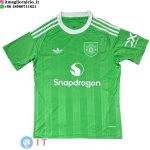 Thailandia Maglia Manchester United Portiere 2025/2026 Verde Bianco