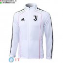 Giacca Lunga Zip Juventus 2025/2026 Bianco I Rosa