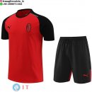 Formazione Set Completo Maglia AC Milan 2024/2025 Rosso Nero