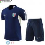 Formazione Bambino Set Completo Maglia Italia 2023 Blu Navy