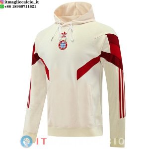 Giacca Felpa Cappuccio Bayern Monaco 25-26 Giallo Rosso