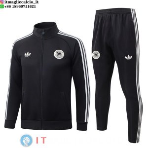 Giacca Full Zip e Pantaloni Allenamento Germania 2026 Nero I Bianco