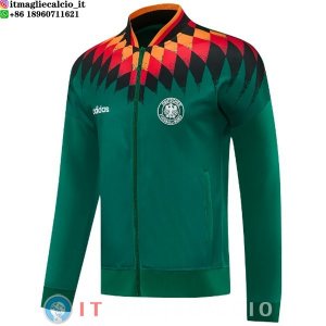 Giacca Full Zip Allenamento Germania 2026 Verde Navy