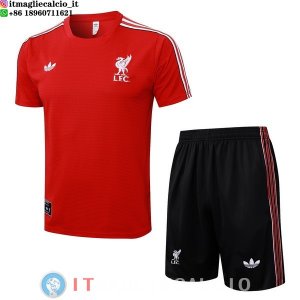 Formazione Maglia Set Completo Liverpool 2025/2026 Rosso Nero