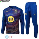 Felpa Da Allenamento Set Completo Barcellona 25-26 Blu Giallo Felpa Da Allenamento Set Completo Barcellona 25-26 Blu Giallo