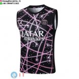Senza Maniche Maglia Paris Saint Germain 2025/2026 Nero Rosa