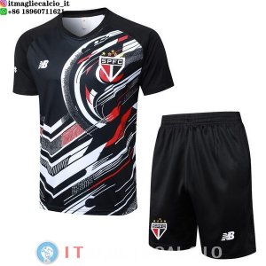 Formazione Set Completo Maglia São Paulo 2025/2026 Nero Rosso