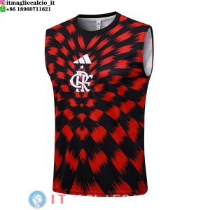 Senza Maniche Maglia Flamengo 2025/2026 Rosso I Nero