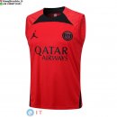 Senza Maniche Maglia Paris Saint Germain 2023/2024 Rosso Nero