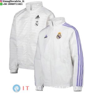 Giacca A Vento Real Madrid 2023/2024 Bianco