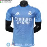 Thailandia Maglia Real Madrid Portiere Giocatori 2025/2026 Blu