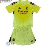 Maglia Bambino Real Madrid Portiere 2025/2026 Giallo