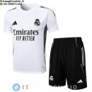 Formazione Maglia Set Completo Real Madrid 2025/2026 Bianco Nero