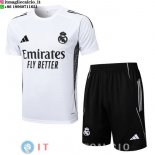 Formazione Maglia Set Completo Real Madrid 2025/2026 Bianco Nero Formazione Maglia Set Completo Real Madrid 2025/2026 Bianco Nero