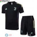 Formazione Set Completo Maglia Juventus 2025/2026 Nero Rosa