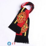 Sciarpa Calcio Manchester United Knit Nero Rosso Sciarpa Calcio Manchester United Knit Nero Rosso