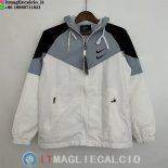 Giacca A Vento Nike 23-24 Grigio Bianco