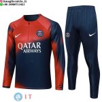 Felpa Da Allenamento Set Completo PSG 23-24 Blu Navy I Rosso Felpa Da Allenamento Set Completo PSG 23-24 Blu Navy I Rosso