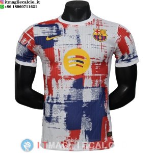 Thailandia Maglia Barcellona Speciale Giocatori 2025/2026 Bianco Blu
