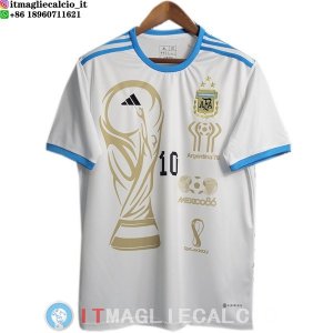 Thailandia Maglia Argentina 3 Stars Speciale 2022 Bianco