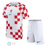 Maglia Bambino Originali Croacia Prima Coppa Del Mondo 2022